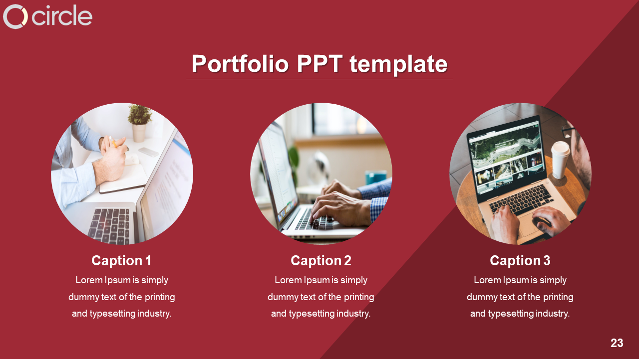 portfolio ppt template